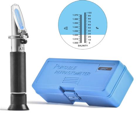 refractometer saltwater aquarium|water salinity tester.